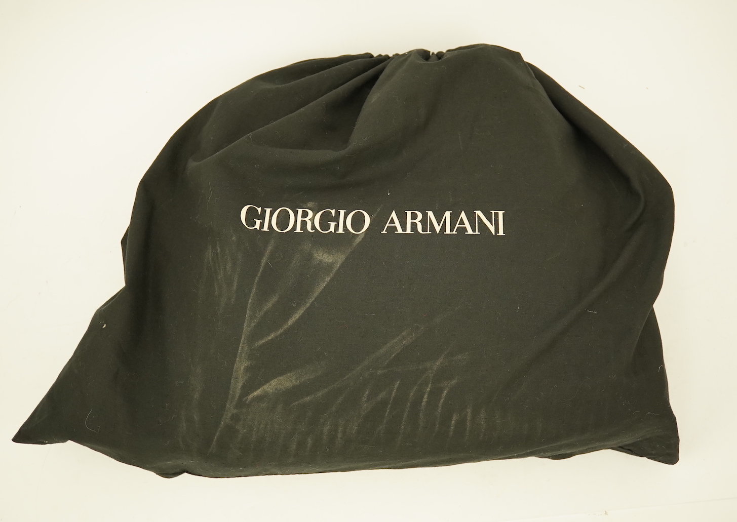 A Giorgio Armani black leather tote